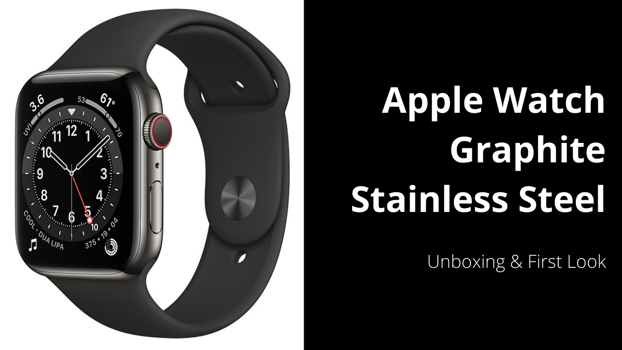 apple watch 6 stainless steel graphite